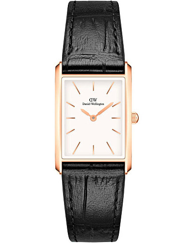 Daniel Wellington Bound Black Crocodile Rose Gold DW00100693